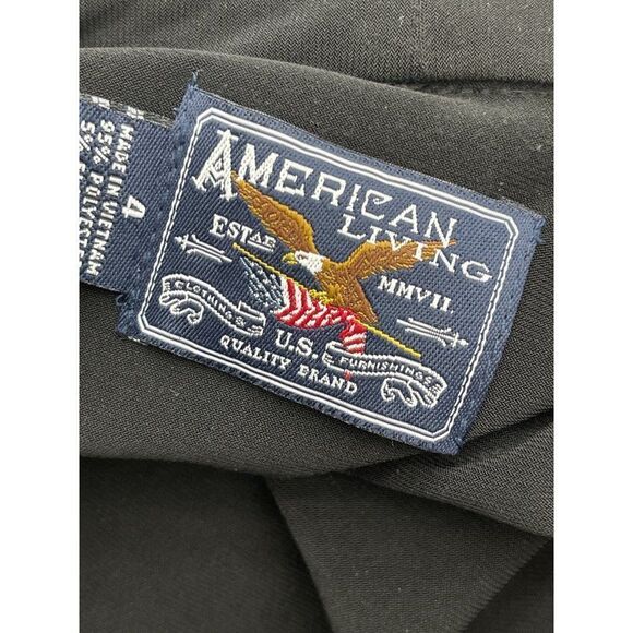 American Living Ruffle Neckline Dress Size 4 - Picture 7 of 9